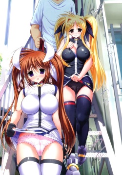 (SC65) [STUDIO HUAN (Raidon, Shiitakemiya Donco)] New NanoFei. Manatsu no Rojou Choukyou + Rinkan Full Color Soushuuhen Shinsouban (Magical Girl Lyrical Nanoha) page 6