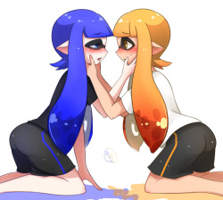 blue inkling(splatoon) page 2