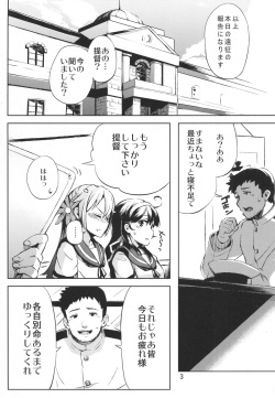 (C87) [Momokan (Momo Inu)] Watashi no Kuso Teitoku (Kantai Collection -KanColle-) page 2