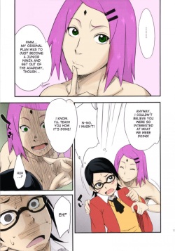 (C87) [Karakishi Youhei-dan Shinga (Sahara Wataru)] Konoha Donburi (Boruto) [Colored] [English] [desudesu] [Ongoing] page 8