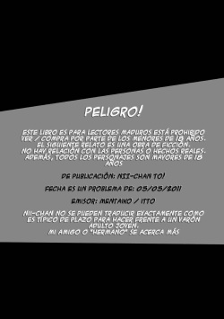 (Shotaket &amp; Shota Scratch Omega) [Mentaiko (Itto)] Niichan to!! [Spanish] page 2