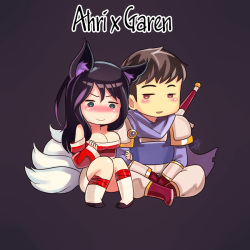 Ahri x Garen