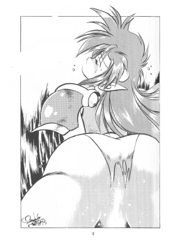 (C45) [Studio Katsudon (Manabe Jouji)] Ura Outlanders Vol. 10 (Popful Mail, Keiou Yuugekitai) [Russian] [Witcher000] page 4