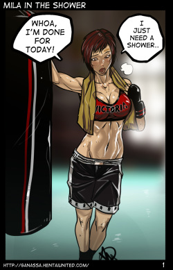 [Ganassa] Mila in the Shower (Dead or Alive) page 2