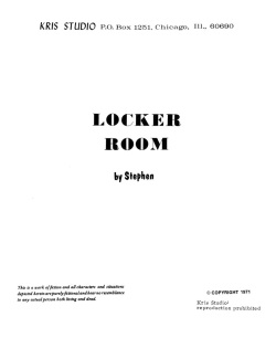 Stephen  – Locker Room