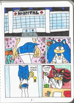 [KatarinaTheCat] Blue Nurse (Sonic The Hedgehog) page 2