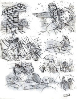 [John E. Skillet (Skillet91)] Bangin' Bros. Sketch: Attack On Teen Titans page 1