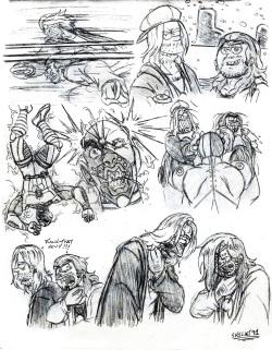 [John E. Skillet (Skillet91)] Bangin' Bros. Sketch: Attack On Teen Titans page 2