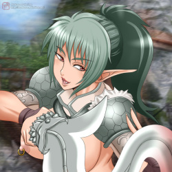 [Mokusa] Sexual Parody CG series vol. 50 Echidna 100% Percent - Oishi Elf wa Irimasen Ka - (Queen's Blade) page 2