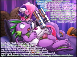 [Vavacung] Spike X Sweetie Bot (My Little Pony: Friendship is Magic) page 9