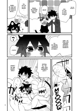 (COMITIA114) [Nikomutoko (Nabenco)] Roboneko ofuro mo issho [Spanish] [Avatar-kun] page 5