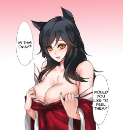 [PD] Rubbing Ahri (League of Legends) [English] page 1