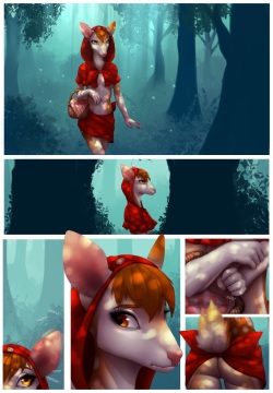 [Celeste] Little Red Riding Deer[Russian][Ongoing][M3skal1n] page 1