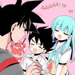 [BERRY BAGEL (Kanekiyo Miwa)] Gakuparo | Школьная жизнь в мире Драгонболла. (Dragon Ball Z) [Russian] [Kalivanor] page 3