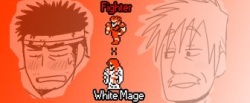 Fighter x Shiro Majutsu | Fighter x White Mage