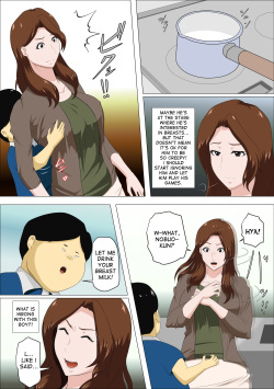 [Almarosso] Shachou no Musuko o Azukattara Bonyuu o Suwareta Bakari ka.. (Bettaku) | I Nannied The Boss's Son And All He Did Was Suck My Tits [English] [desudesu] page 8