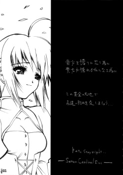(SC28) [Million Bank (Senomoto Hisashi)] Seven Cardinal Sins (Fate/stay night) page 2