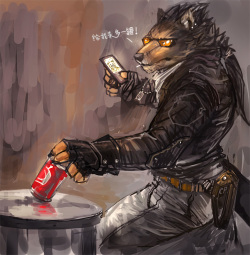 biker wolf