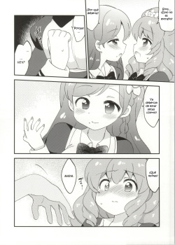 (Geinoujin wa Card ga Inochi! 4) [Colomonyu (Eromame)] Naisho no Nail (Aikatsu!) [Spanish] [Kurotao] page 10