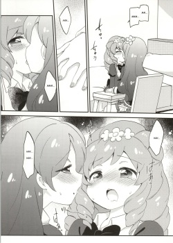 (Geinoujin wa Card ga Inochi! 4) [Colomonyu (Eromame)] Naisho no Nail (Aikatsu!) [Spanish] [Kurotao] page 9
