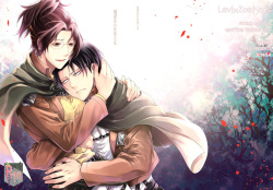 [RIX (Mamiya)] Habataita Ato mo (Shingeki no Kyojin) page 1