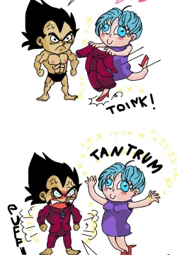 Bulma Licks Vegeta's Feet