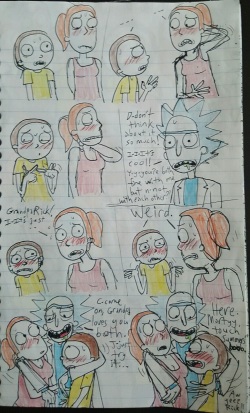 [Stickyickysmut] Intergenerational Sandwhich (Rick and Morty) page 2