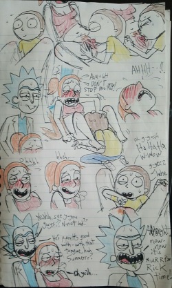 [Stickyickysmut] Intergenerational Sandwhich (Rick and Morty) page 5