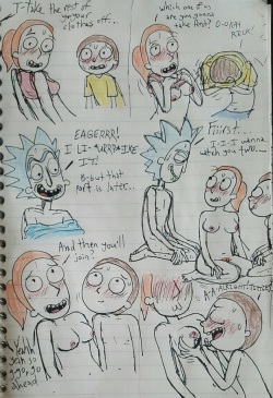 [Stickyickysmut] Intergenerational Sandwhich (Rick and Morty) page 6