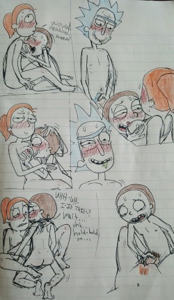 [Stickyickysmut] Intergenerational Sandwhich (Rick and Morty) page 7