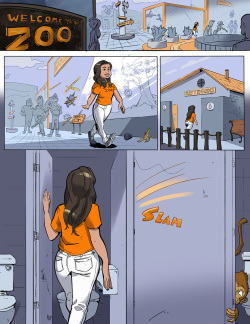 [Hypno-hatter] Monkey Business page 1
