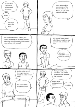 [Bernielover] Naked in School (Ongoing) page 1