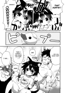 (COMITIA114) [Nikomutoko (Nabenco)] Roboneko ofuro mo issho [English] {Shotachan} page 6