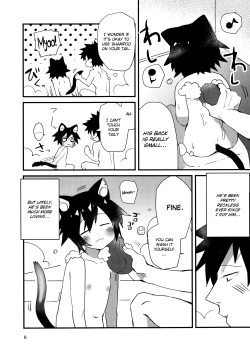(COMITIA114) [Nikomutoko (Nabenco)] Roboneko ofuro mo issho [English] {Shotachan} page 7