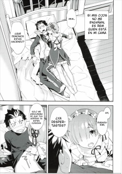 (C90) [Hapoi-Dokoro (Okazaki Takeshi)] CHOICE (Re:Zero kara Hajimeru Isekai Seikatsu) [Spanish] [Dawn no fansub] page 4