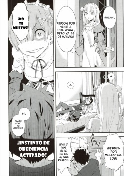 (C90) [Hapoi-Dokoro (Okazaki Takeshi)] CHOICE (Re:Zero kara Hajimeru Isekai Seikatsu) [Spanish] [Dawn no fansub] page 7