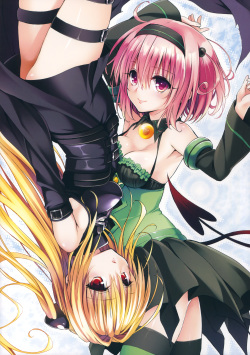 [Yabuki Kentaro] To Love-Ru -Trouble- Darkness Artbook Harem Gold page 7