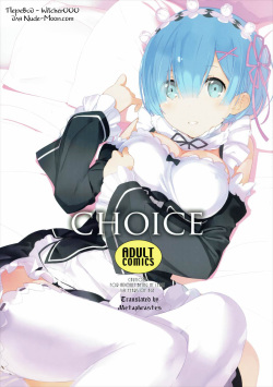 (C90) [Hapoi-Dokoro (Okazaki Takeshi)] CHOICE (Re:Zero kara Hajimeru Isekai Seikatsu) [Russian] [Witcher000] page 1