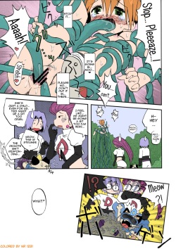 (C79) [Ukkaridou (Shimazu Isami)] Nami ni Yurameki Ima wa Madoromu (Pokemon) [English] [Colorized] page 10
