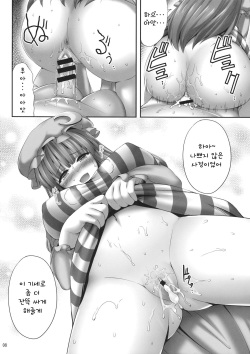 (C89) [Fukutsuu Okosu (Kaiou)] Kyonyuu Chara to Kashita Patchouli no Ero Hon | 거유 캐릭화 되버린 파츄리의 야한 책 (Touhou Project) [Korean] page 7