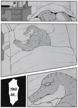 (Kemoket 6) [Nikumaki-Bacon (Nikujuuhachi)] Yumemiru Crocodile | Cocodrilo soñador [Spanish] [Tori-traducciones II] [Decensored] page 2