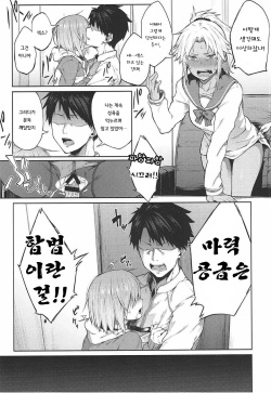 (C92) [Pikorin! (Spiritus Tarou)] Maryoku Kyoukyuu nara Gouhou desu. | 마력공급이라면 합법입니다 (Fate/Grand Order) [Korean] [Team LTG] page 3