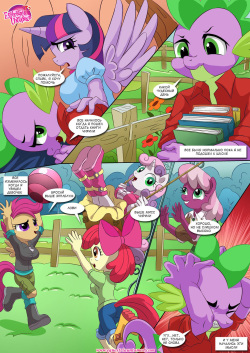 [Palcomix] Sex Ed with Miss Twilight Sparkle | Половое воспитание с мисс Твайлайт Спаркл (My Little Pony Friendship is Magic) [Russian] [Mlp clop from Keks] page 6