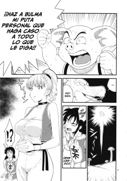 (C91) [JACK-POT (Jyura)] Buta no Onna (Dragon Ball) [Spanish] page 2