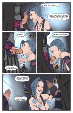 [Zaunderground] Futa Vi and Cait x Jinx (League of Legends) page 2
