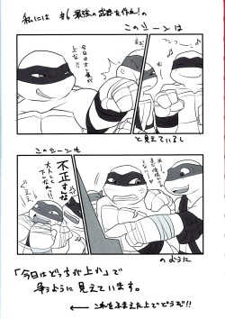 (C87) [quu (Sora)] Winner is...? (Teenage Mutant Ninja Turtles) page 2