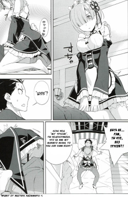 (C90) [Hapoi-Dokoro (Okazaki Takeshi)] CHOICE (Re:Zero kara Hajimeru Isekai Seikatsu) [Russian] [Zimbo] page 10