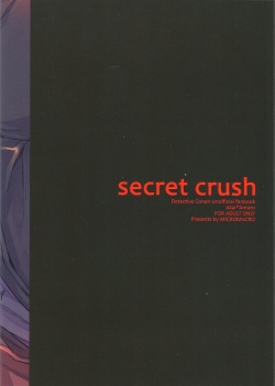 (C90) [MICROMACRO (Saco)] secret crush (Detective Conan) page 2