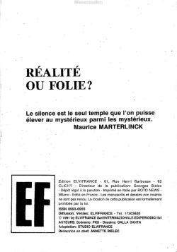 Elvifrance - Série blanche - 031 - Réalité ou folie page 3