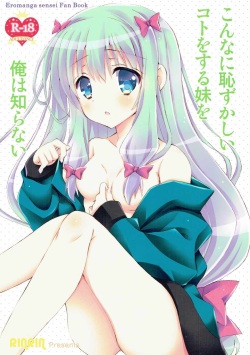 (COMIC1☆11) [RINRIN (RINRIN)] Konnani Hazukashii Koto o Suru Imouto o Ore wa Shiranai (Eromanga Sensei) page 1